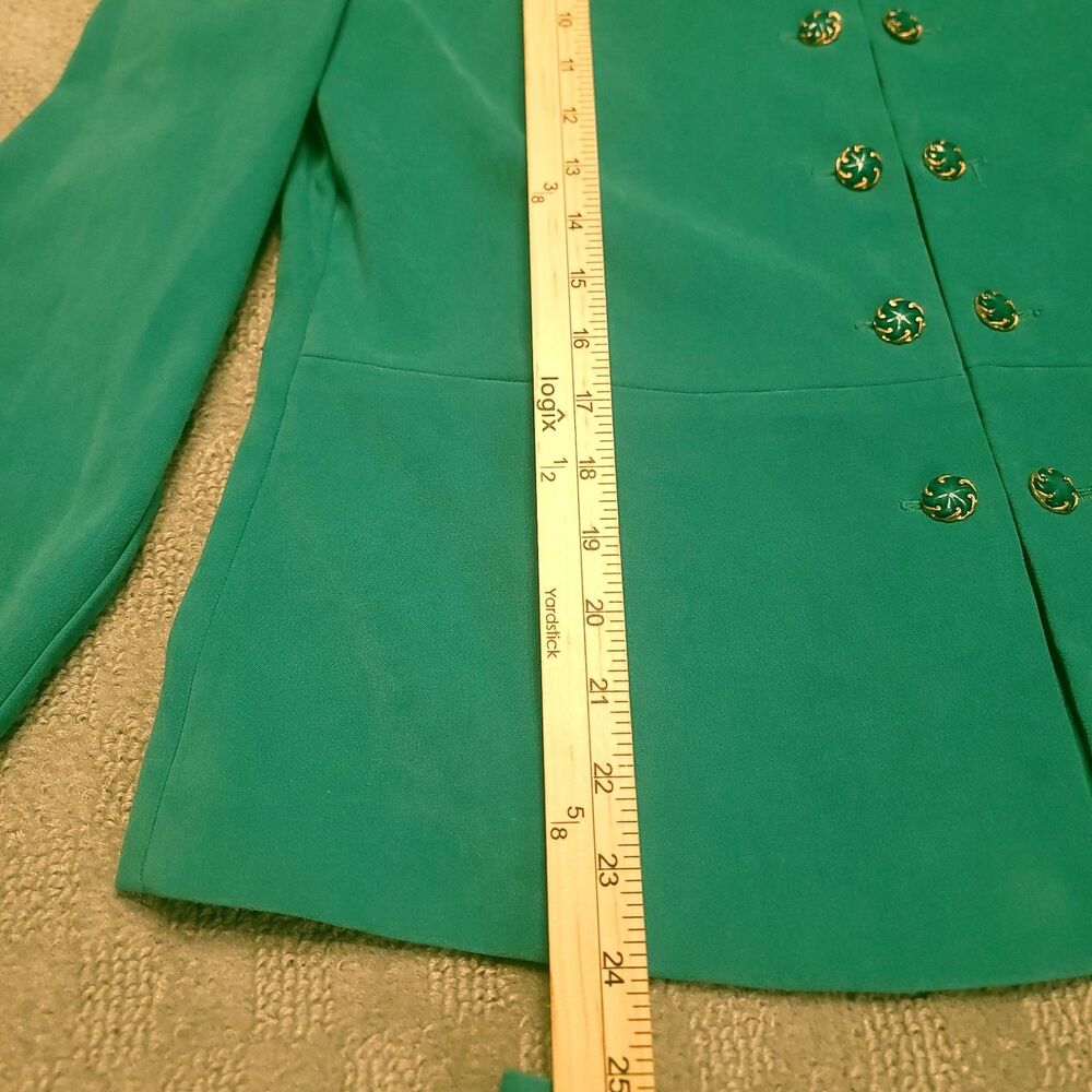 DRAPER’S & DAMON’S Petites Size 12  Skirt Suit 2 Piece Set Long Sleeve Jacket - Picture 10 of 15